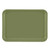 Cambro 57428 6.94" x 4.94" Olive Green High-Impact Fiberglass Rectangular Camtray - 12/Case