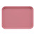 Cambro 1622409 16" x 22" Rectangular Fiberglass Blush Camtray - 12/Case