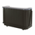 Cambro BAR650420 67.5" L x 28.5" W x 47.5" H Black Polyethylene Cambar Portable Bar