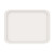 Cambro 1216CW148 11.88" x 16.25" White Rectangular Polycarbonate Large Stacking Lugs Reinforced Edges Dri-Stak Separators Camlite Tray - 12/Case