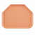 Cambro 1418TR117 14" x 18" Trapezoid Fiberglass Dark Peach Camtray - 12/Case