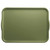 Cambro 1520H428 15" x 20" Olive Green Reinforced Fiberglass Rectangular Camtray with Handles - 12/Case