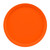 Cambro 1200220 12" Dia. Citrus Orange Round Fiberglass Serving Camtray - 12/Case