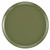 Cambro 1600428 16" Dia. Round Fiberglass Olive Green Serving Camtray - 12/Case