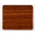 Cambro 1826308 17.88" x 25.75" Burma Teak High-Impact Fiberglass Rectangular Camtray - 6/Case