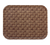 Cambro 1418301 14" x 18" Dark Basketweave Rectangular High-Impact Fiberglass Camtray - 12/Case