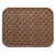 Cambro 1418301 14" x 18" Dark Basketweave Rectangular High-Impact Fiberglass Camtray - 12/Case
