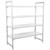 Cambro CPU187284S4PKG 72" W x 18" D x 84" H Speckled Gray 4 Shelves Solid Camshelving Premium Starter Unit