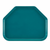 Cambro 1422TR414 14" x 22" Trapezoid Fiberglass Teal Camtray - 12/Case