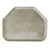 Cambro 1422TR215 14" x 22" Trapezoid Fiberglass Abstract Gray Camtray - 12/Case
