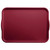 Cambro 1520H505 15" x 20" Cherry Red Reinforced Fiberglass Rectangular Camtray with Handles - 12/Case