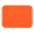 Cambro 1216220 12" x 16.31" Citrus Orange Rectangular High-Impact Fiberglass Camtray - 12/Case