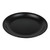 Cambro 825CWNR110 8.25" Dia. Black Polycarbonate Round Narrow Rim - 48/Case