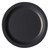 Cambro 725CWNR110 7.25" Dia. Black Polycarbonate Round Narrow Rim - 48/Case