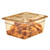 Cambro 20HPLN150 1/2 Size Amber High Heat H-Pan FlipLid Food Pan Cover - 6/Case