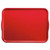 Cambro 1520H521 15" x 20" Cambro Red Reinforced Fiberglass Rectangular Camtray with Handles - 12/Case