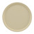 Cambro 1550537 16" Dia. Round Fiberglass Cameo Yellow Serving Camtray - 12/Case
