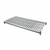 Cambro CBSK2142V5580 42" W x 21" D Brushed Graphite Polypropylene Vented Camshelving Basics Plus Shelf Plate Kit