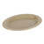 Cambro 120CWP133 12" Beige Polycarbonate Oval Camweare Platter - 24/Case