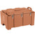 Cambro 100MPC157 40 Qt. Coffee Beige Polyethylene Top Loading Full Size CamCarrier