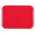 Cambro 1216510 12" x 16.31" Signal Red Rectangular High-Impact Fiberglass Camtray - 12/Case