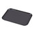 Cambro PT1014110 10.56" x 13.63" Polypropylene Black Rectangular Polytread Tray - 24/Case