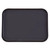Cambro PT1014110 10.56" x 13.63" Polypropylene Black Rectangular Polytread Tray - 24/Case