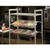 Cambro CSDBS480 23-11/32 x 1-1/2" Speckled Grey Raised Bar Straight Camshelving Divider Bar - 4 Cases