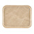 Cambro 1520214 15" x 20.25" Rectangular Fiberglass Abstract Tan Camtray - 12/Case