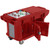 Cambro VBRUT5158 69"L x 27"W x 36.25"H Hot Red Polyethylene with Foam-Injected Polyurethane 5 Ft. Unit Cold Food Versa Food Bar Work Table