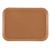 Cambro 1216508 12" x 16.31" Suede Brown Rectangular High-Impact Fiberglass Camtray - 12/Case
