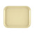 Cambro 810536 9.88" x 8" Lemon Chiffon High-Impact Fiberglass Rectangular Camtray