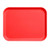 Cambro 1520CL163 15" x 20.25" Rectangular Fiberglass Rose Red Camlite Tray - 12/Case