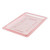 Cambro 1218CCW467 18" W x 12" D Safety Red Polycarbonate Flat Camwear Cover