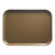 Cambro 926513 8.875" x 25.563" x 1" Bay Leaf Brown High-Impact Fiberglass Rectangular Camtray - 12/Case