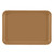 Cambro 57508 6.94" x 4.94" Suede Brown High-Impact Fiberglass Rectangular Camtray - 12/Case