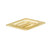 Cambro 80HPCH150 1/8 Size Flat Amber High Heat H-Pan Cover with Handle - 6/Case