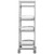 Cambro CPHU215467S4480 54" W x 21" D x 67" H Speckled Gray 4 Shelves Solid Camshelving Premium High Density Mobile Starter Unit