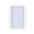 Cambro 46148 6" x 4.25" White High-Impact Fiberglass Rectangular Camtray - 12/Case