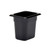 Cambro 86HP110 6" Deep Black Plastic 1/8 Size H-Pan High Heat Hot Food Pan - 6/Case