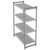 Cambro CBU213084V4580 30" W x 21" D x 84" H Soft Gray 4 Shelves Vented Camshelving Basics Plus Starter Unit