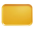 Cambro 915171 8.75" x 15" Tuscan Gold High-Impact Fiberglass Rectangular Camtray - 12/Case