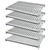 Cambro EXSK1848VS5480 Camshelving Elements 48" W Plastic Gray Solid and Vented Universal Shelf Kit