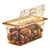 Cambro 30HPL150 1/3 Size Amber High Heat H-Pan FlipLid Food Pan Cover