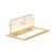 Cambro 30HPL150 1/3 Size Amber High Heat H-Pan FlipLid Food Pan Cover