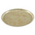Cambro 1400526 14" Dia. Galaxy Antique Parchment Gold Round Fiberglass Serving Camtray - 12/Case