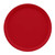Cambro 1200221 12" Dia. Ever Red Round Fiberglass Serving Camtray - 12/Case