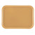 Cambro 1216514 12" x 16.31" Earthen Gold Rectangular High-Impact Fiberglass Camtray - 12/Case