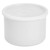 Cambro CP15148 1.5 Qt. White Polycarbonate Round Crock - 6/Case