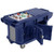 Cambro VBRUT6186 82"L x 27"W x 36.25"H Navy Blue Polyethylene with Foam-Injected Polyurethane 6 Ft. Unit Cold Food Versa Food Bar Work Table